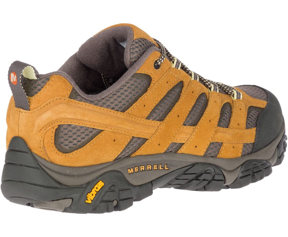 Buty Trekkingowe Merrell Męskie Brązowe/Czarne - Moab 2 Ventilator - 752180-WSO